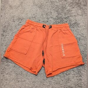 YoungLA 106 Vintage Loose Cargo Shorts (Orange)
